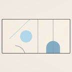 minimal geometric art 3 Desk Mat Gallery Image 3