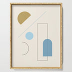 minimal geometric art 3 Serving Tray Gallery Image 1