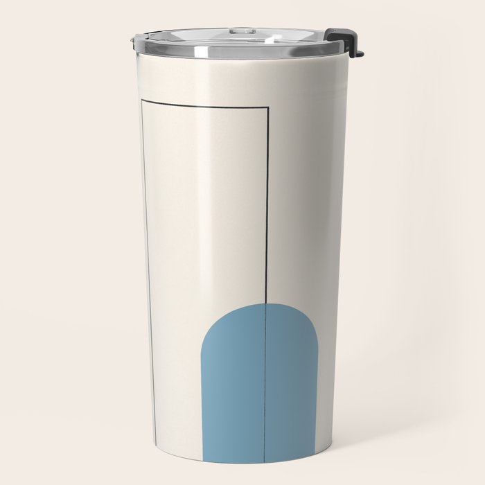 minimal geometric art 3 Travel Mug Gallery Image 2