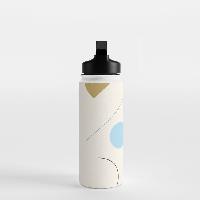 minimal geometric art 3 Water Bottle Gallery Image 3