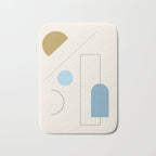 minimal geometric art 3 Bath Mat Gallery Image 1