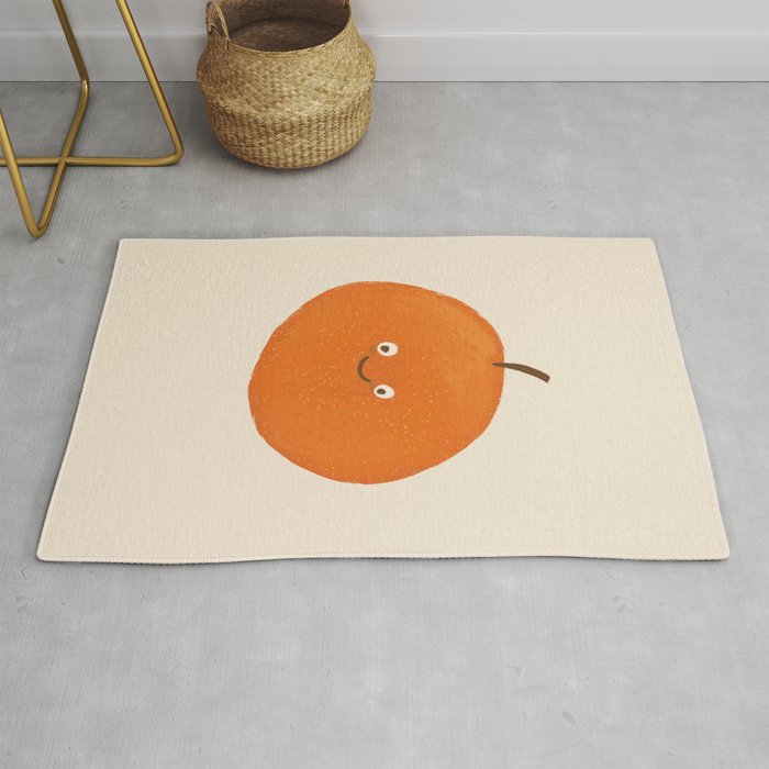 Kawaii Orange Rug Gallery Image 1