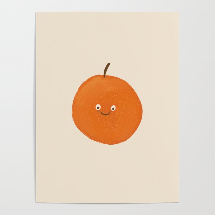 Kawaii Orange Poster Gallery Image 4