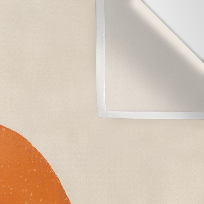 Kawaii Orange Wall Tapestry Gallery Image 3