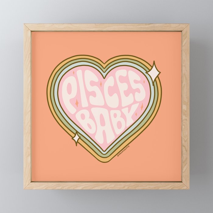 Pisces Baby Mini Art Print Gallery Image 1