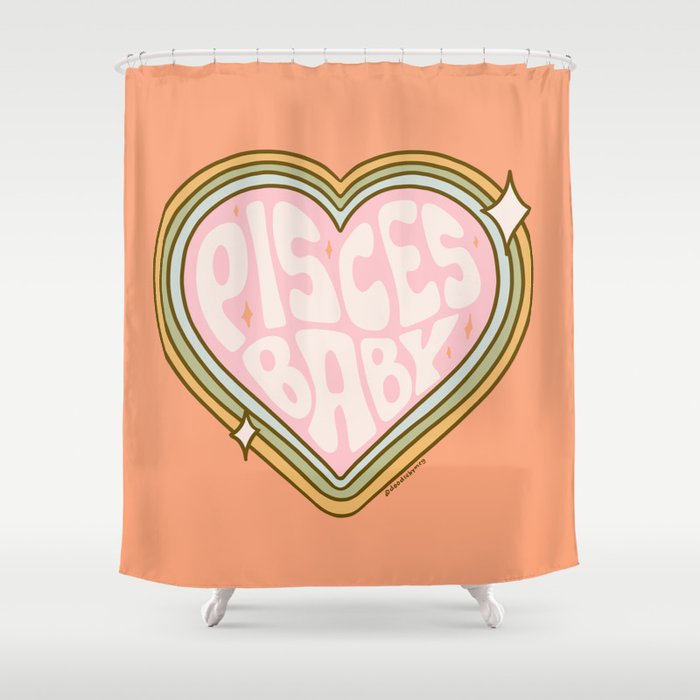 Pisces Baby Shower Curtain Gallery Image 1