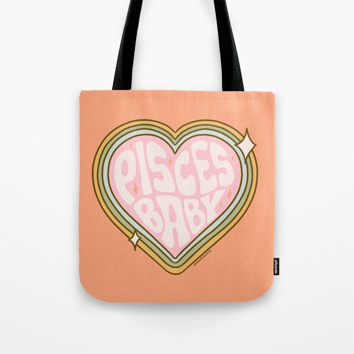Pisces Baby Tote Bag Gallery Image 1