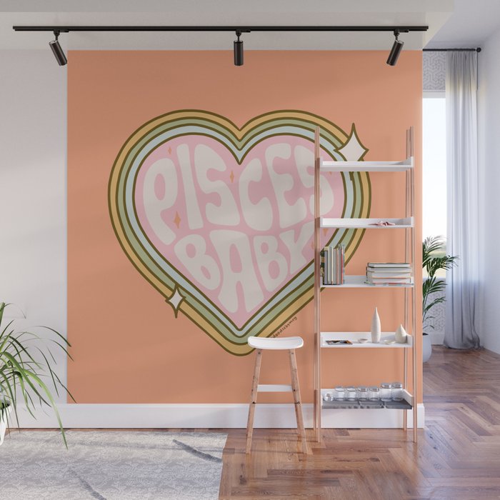 Pisces Baby Wall Mural Gallery Image 1