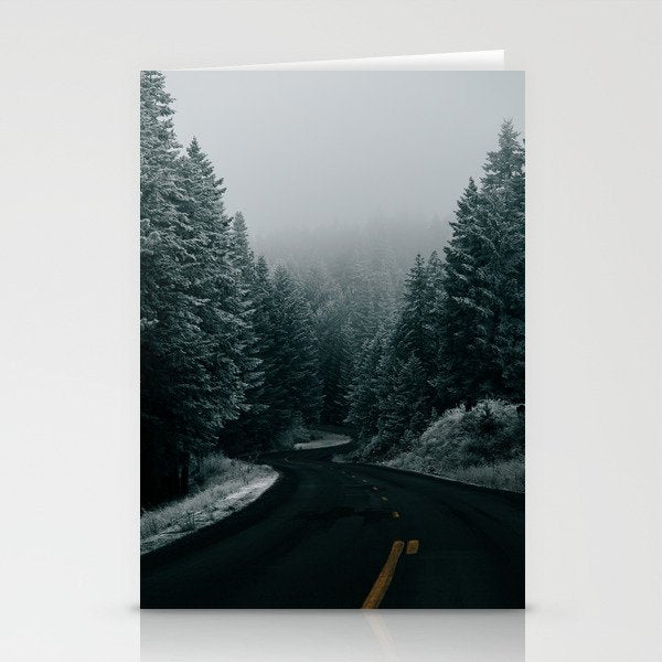 Winter Road Stationery Card Gallery Image 2