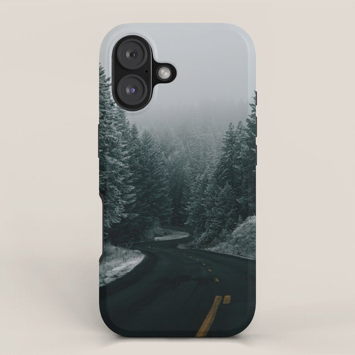 Winter Road iPhone Case Gallery Image 1