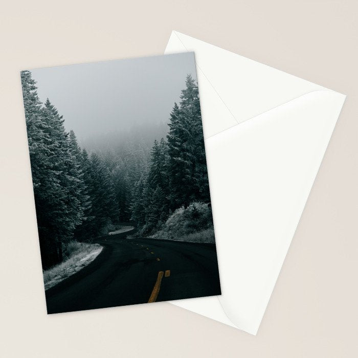 Winter Road Stationery Card Gallery Image 2