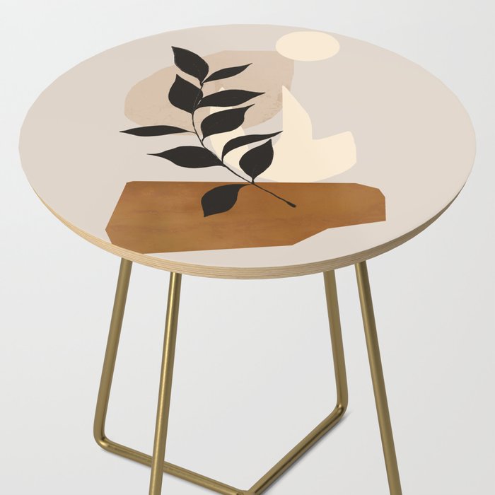 Abstract Art /Minimal Plant 114 Side Table Gallery Image 2