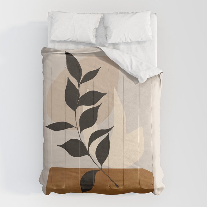 Abstract Art /Minimal Plant 114 Comforter Gallery Image 6