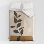 Abstract Art /Minimal Plant 114 Duvet Cover Gallery Image 6