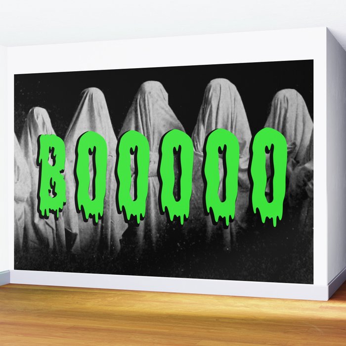 BOOOOOOOO Wall Mural Gallery Image 2