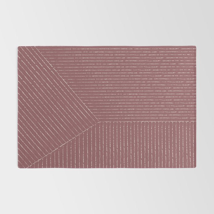 Lines (Plum) Rug Gallery Image 2