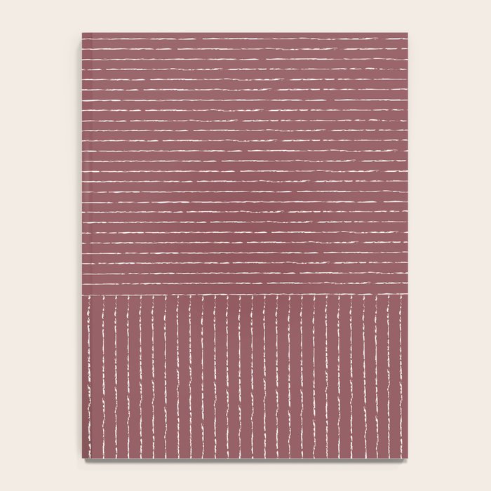 Lines (Plum) Notebook Gallery Image 4
