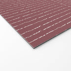 Lines (Plum) Welcome Mat Gallery Image 2