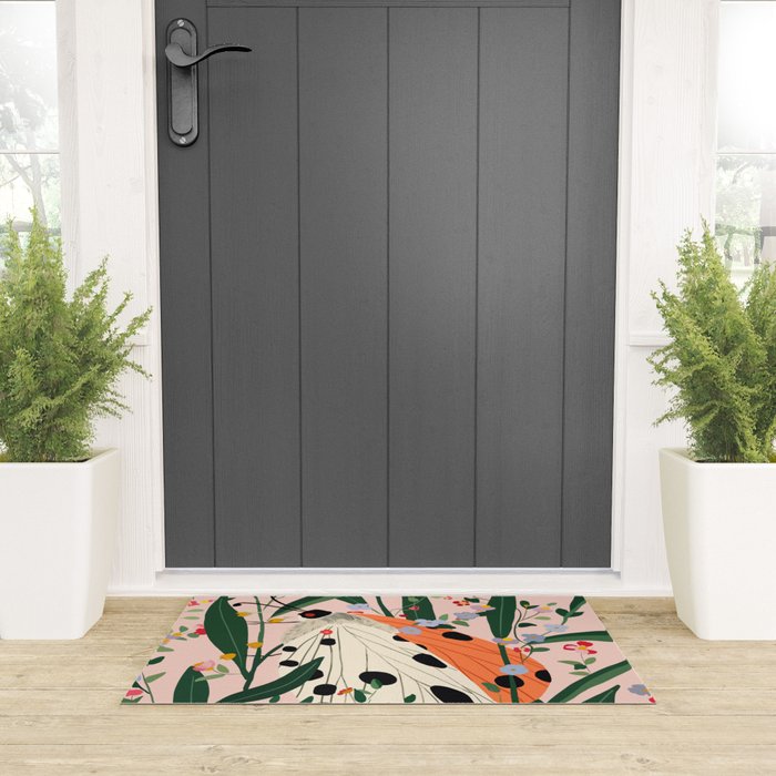 Hidden Butterfly  Welcome Mat Gallery Image 3