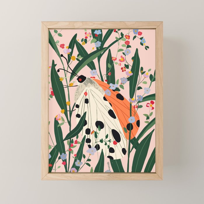 Hidden Butterfly  Mini Art Print Gallery Image 1