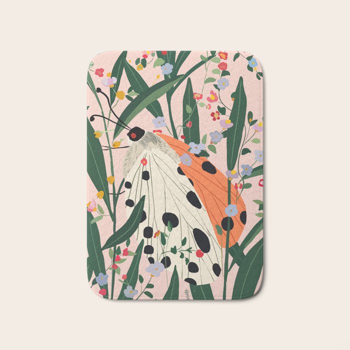Hidden Butterfly  Bath Mat Gallery Image 1