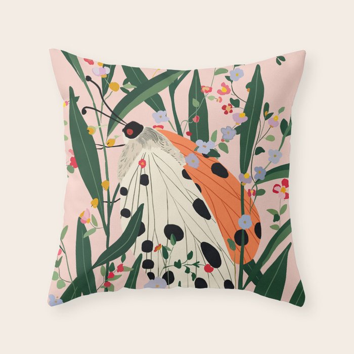 Hidden Butterfly  Throw Pillow Gallery Image 6
