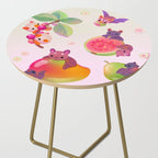  Fruit and bat - pastel Side Table Gallery Image 2