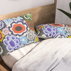Millefiori Murano Italian Glass Print Pillow Sham Gallery Image 2