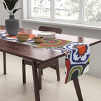 Millefiori Murano Italian Glass Print Table Runner Gallery Image 2