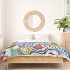 Millefiori Murano Italian Glass Print Duvet Cover Gallery Image 3