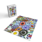Millefiori Murano Italian Glass Print Jigsaw Puzzle Gallery Image 2