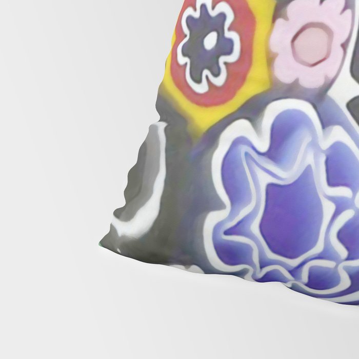 Millefiori Murano Italian Glass Print Pillow Sham Gallery Image 4