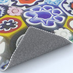 Millefiori Murano Italian Glass Print Rug Gallery Image 4