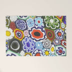 Millefiori Murano Italian Glass Print Welcome Mat Gallery Image 1