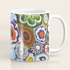Millefiori Murano Italian Glass Print Coffee Mug Gallery Image 1