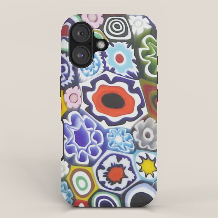 Millefiori Murano Italian Glass Print iPhone Case Gallery Image 1