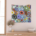 Millefiori Murano Italian Glass Print Wall Tapestry Gallery Image 2