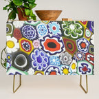 Millefiori Murano Italian Glass Print Credenza Gallery Image 1
