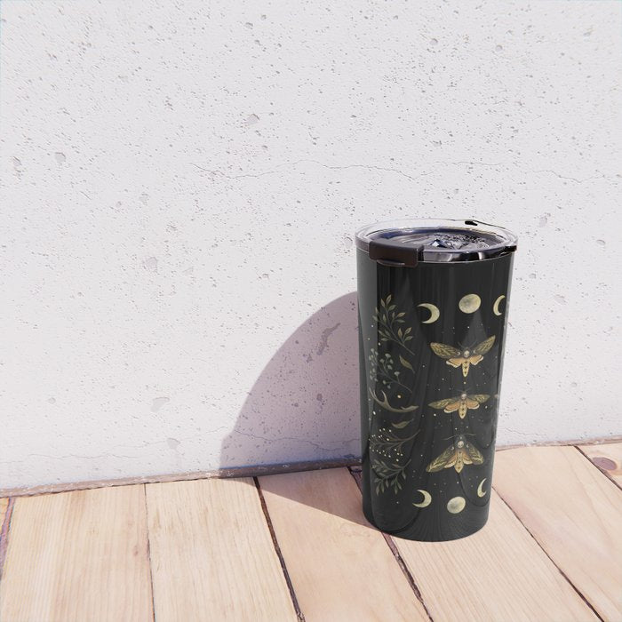 Death Head Moths Night Travel Mug Gallery Image 4