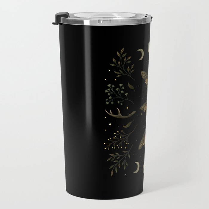 Death Head Moths Night Travel Mug Gallery Image 3
