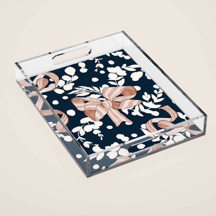 Whimsical Bows in Nature I Acrylic Tray Gallery Image 1