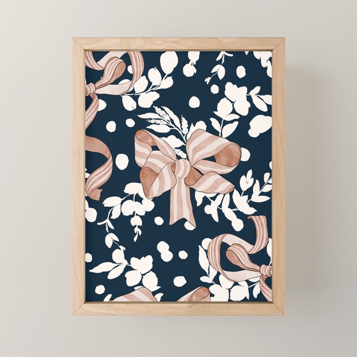 Whimsical Bows in Nature I Mini Art Print Gallery Image 1