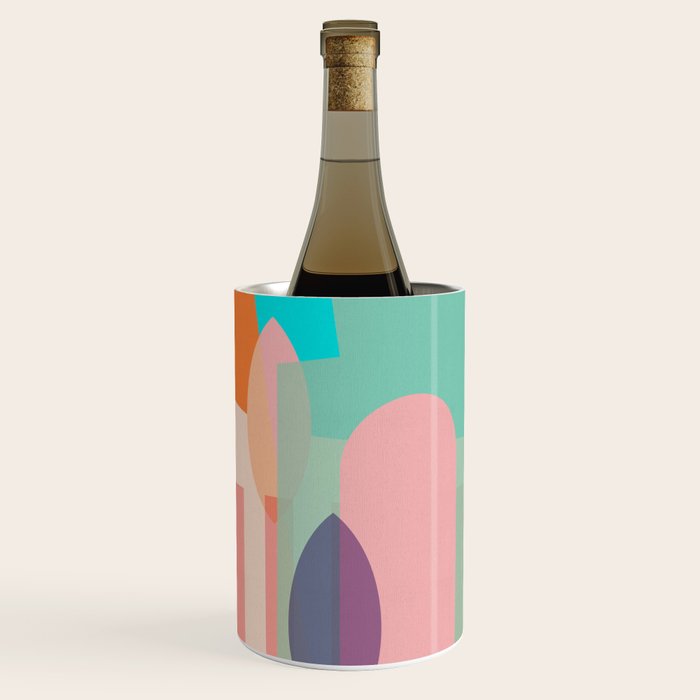modern abstraction shapes Wine Chiller Gallery Image 3