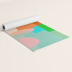 modern abstraction shapes Yoga Mat Gallery Image 2