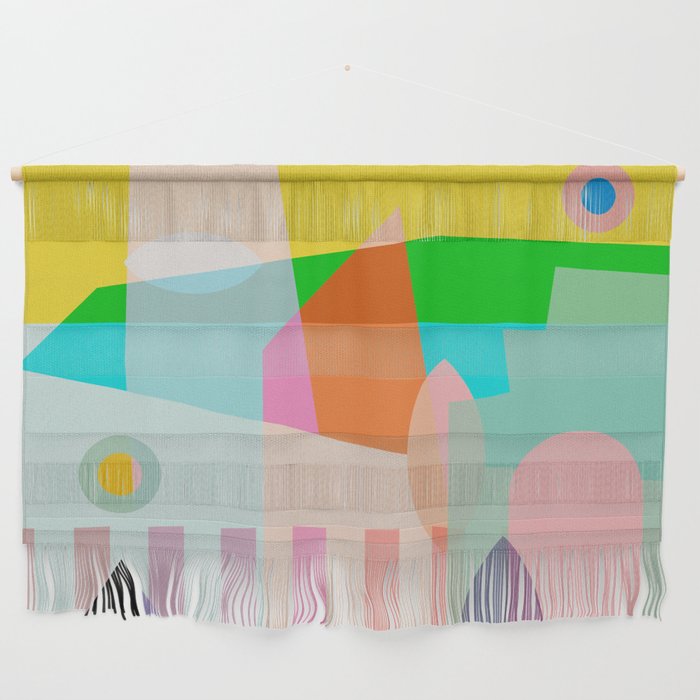 modern abstraction shapes Wall Hanging Gallery Image 1