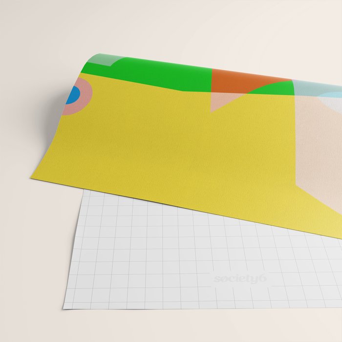 modern abstraction shapes Wrapping Paper Gallery Image 2