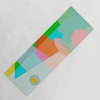 modern abstraction shapes Yoga Mat Gallery Image 1