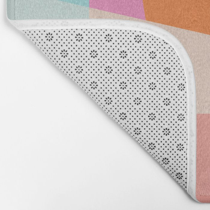 modern abstraction shapes Bath Mat Gallery Image 2