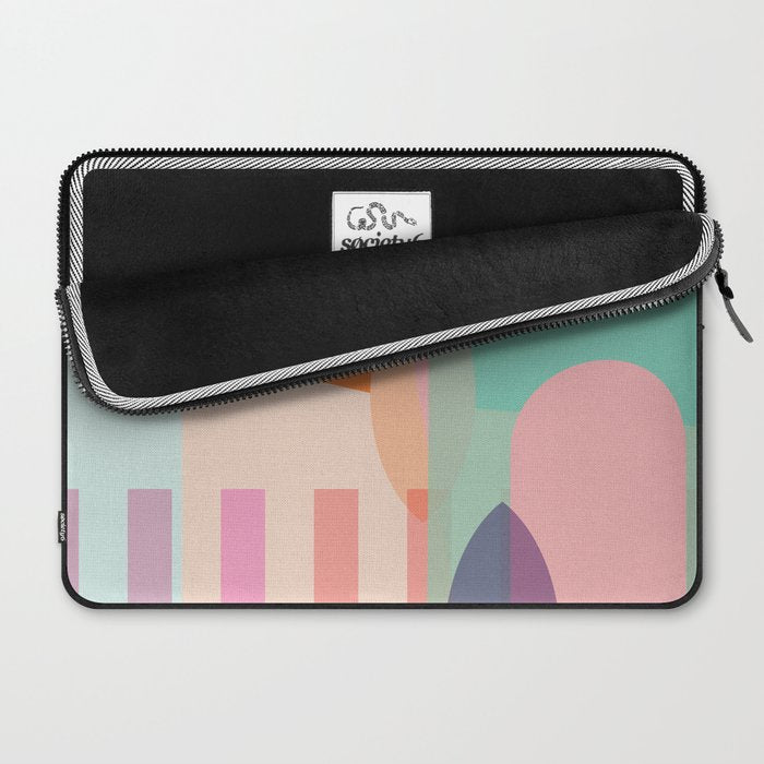 modern abstraction shapes Laptop Sleeve Gallery Image 2