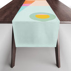 modern abstraction shapes Table Runner Gallery Image 1